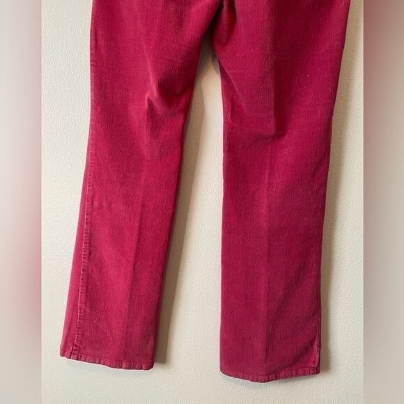 ELLEMENNO Juniors 9 Barbie Pink Corduroy Bootcut Pants Western Colorful Cowgirl - Picture 13 of 13